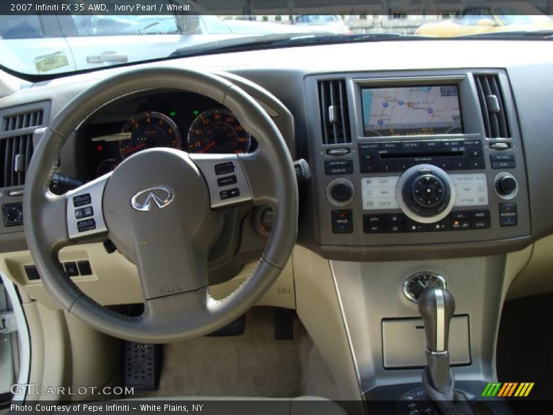 Ivory Pearl / Wheat 2007 Infiniti FX 35 AWD