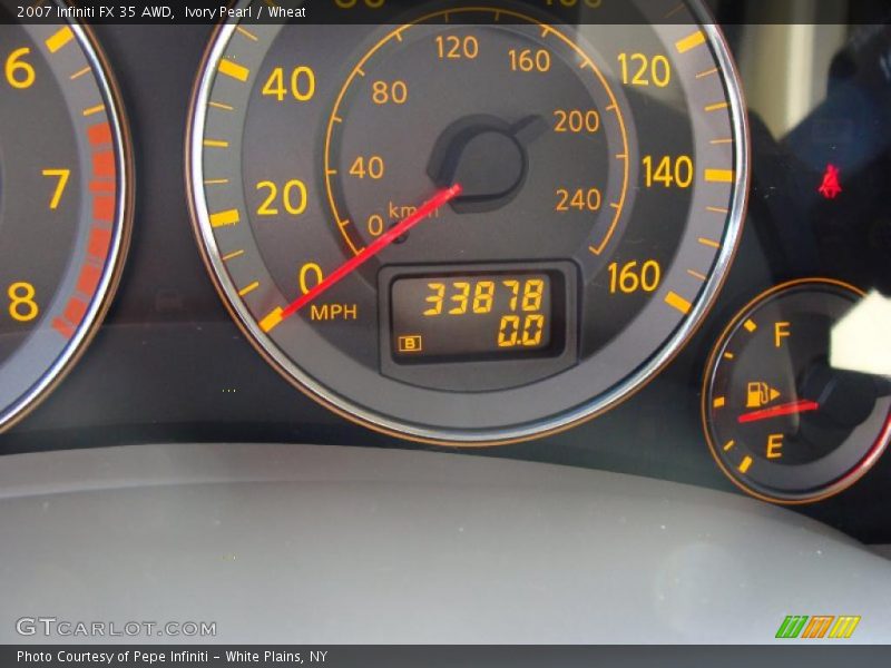 Ivory Pearl / Wheat 2007 Infiniti FX 35 AWD