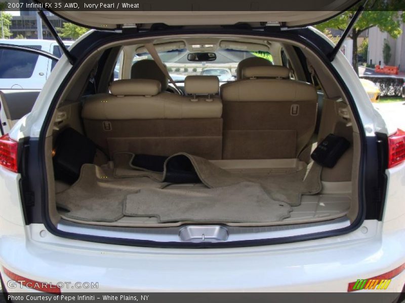 Ivory Pearl / Wheat 2007 Infiniti FX 35 AWD