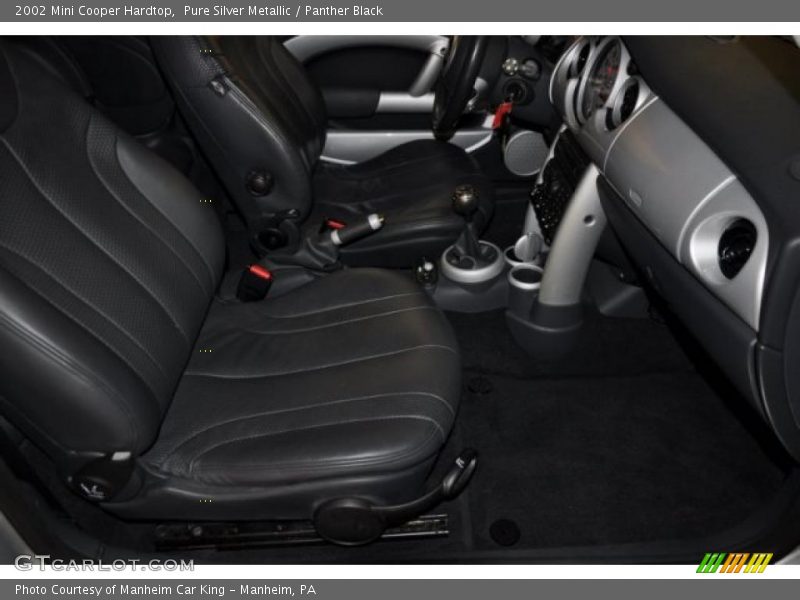 Pure Silver Metallic / Panther Black 2002 Mini Cooper Hardtop