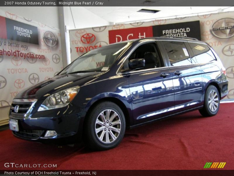 Midnight Blue Pearl / Gray 2007 Honda Odyssey Touring