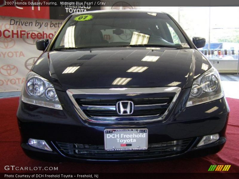 Midnight Blue Pearl / Gray 2007 Honda Odyssey Touring