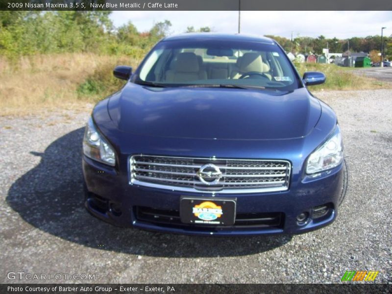 Navy Blue Metallic / Caffe Latte 2009 Nissan Maxima 3.5 S