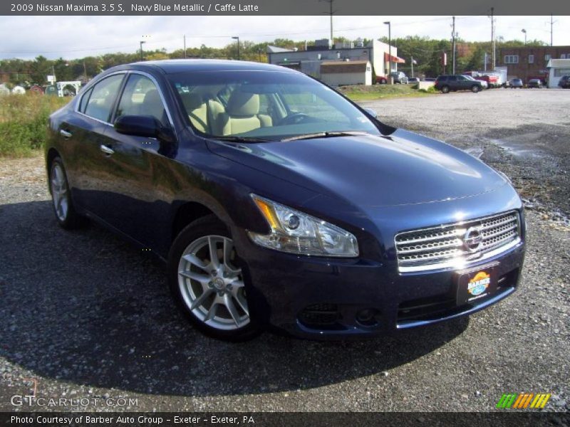 Navy Blue Metallic / Caffe Latte 2009 Nissan Maxima 3.5 S