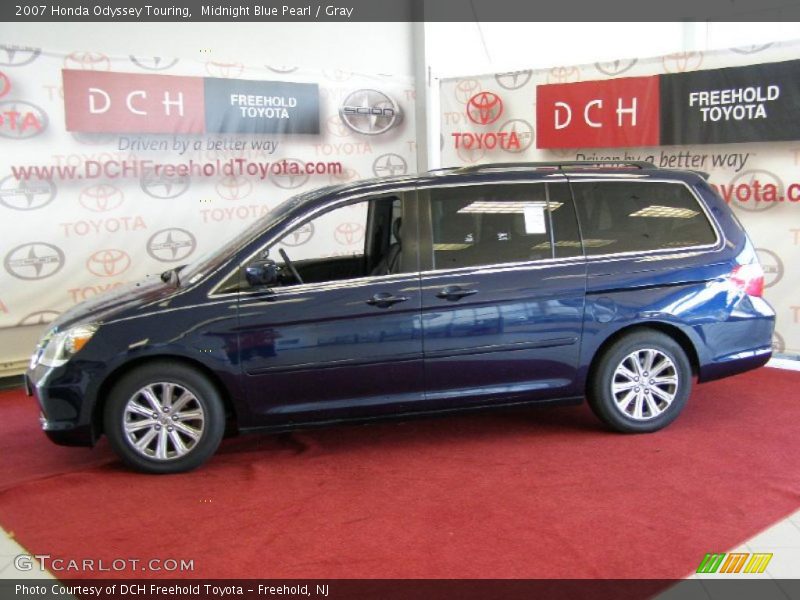 Midnight Blue Pearl / Gray 2007 Honda Odyssey Touring