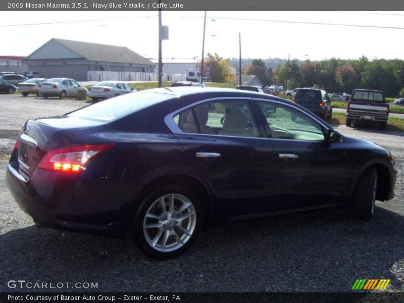 Navy Blue Metallic / Caffe Latte 2009 Nissan Maxima 3.5 S