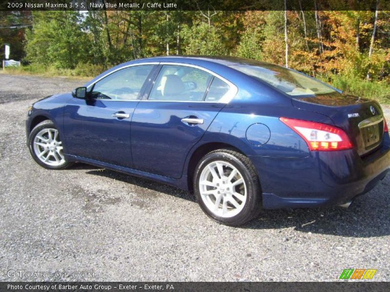 Navy Blue Metallic / Caffe Latte 2009 Nissan Maxima 3.5 S
