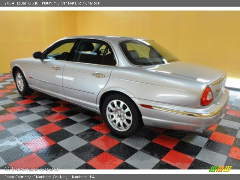 Platinum Silver Metallic / Charcoal 2004 Jaguar XJ XJ8