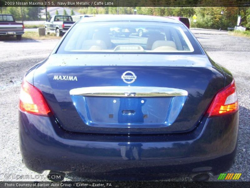 Navy Blue Metallic / Caffe Latte 2009 Nissan Maxima 3.5 S