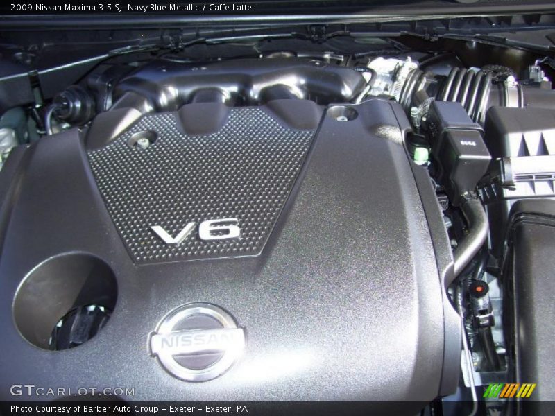 Navy Blue Metallic / Caffe Latte 2009 Nissan Maxima 3.5 S