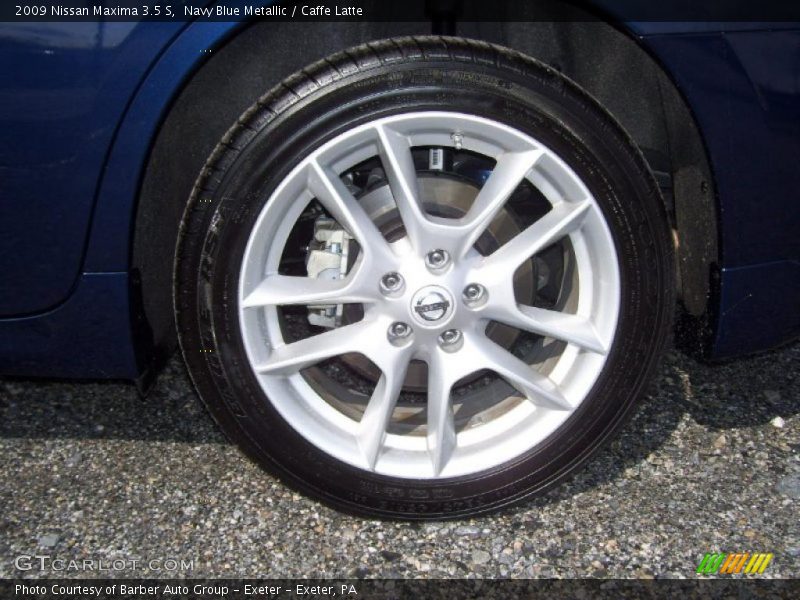 Navy Blue Metallic / Caffe Latte 2009 Nissan Maxima 3.5 S