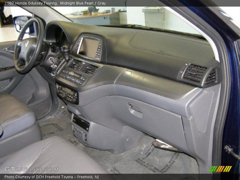 Midnight Blue Pearl / Gray 2007 Honda Odyssey Touring