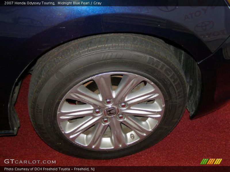 Midnight Blue Pearl / Gray 2007 Honda Odyssey Touring