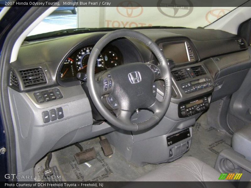 Midnight Blue Pearl / Gray 2007 Honda Odyssey Touring