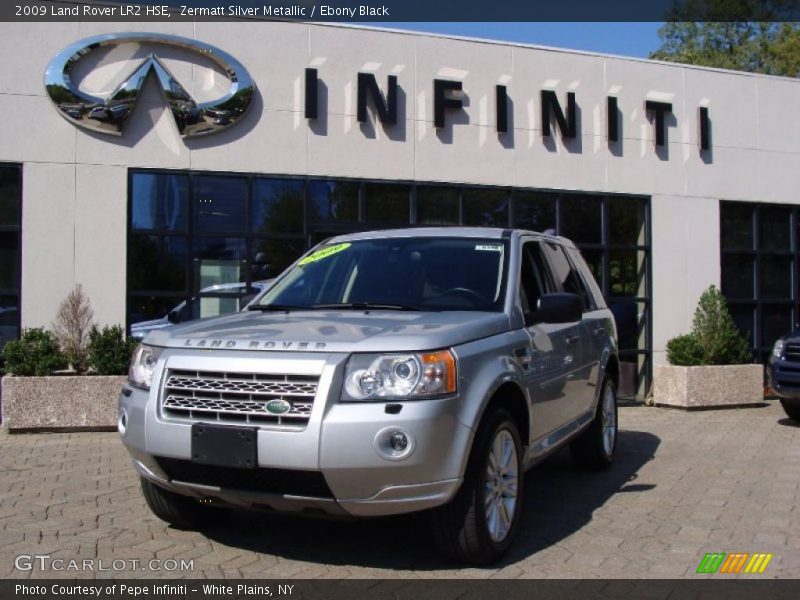 Zermatt Silver Metallic / Ebony Black 2009 Land Rover LR2 HSE