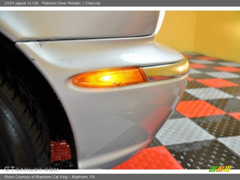 Platinum Silver Metallic / Charcoal 2004 Jaguar XJ XJ8