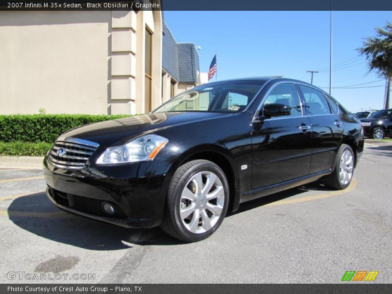 Black Obsidian / Graphite 2007 Infiniti M 35x Sedan
