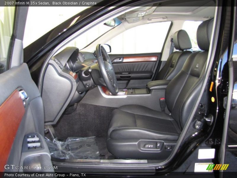 Black Obsidian / Graphite 2007 Infiniti M 35x Sedan