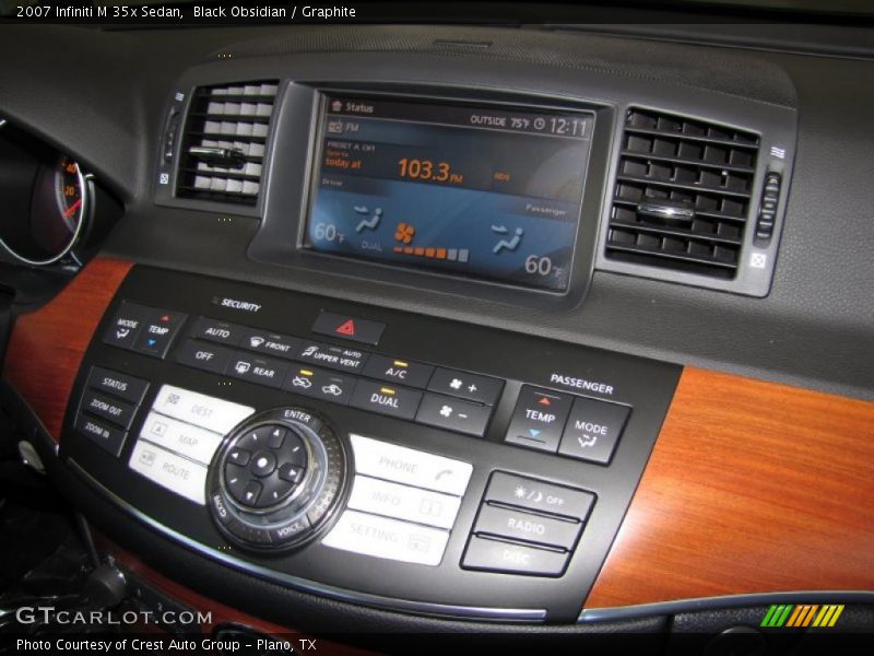 Black Obsidian / Graphite 2007 Infiniti M 35x Sedan