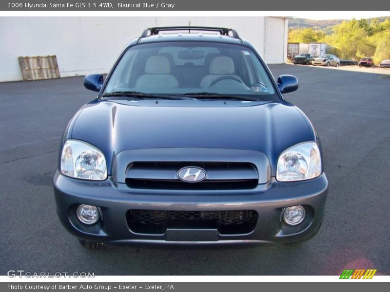 Nautical Blue / Gray 2006 Hyundai Santa Fe GLS 3.5 4WD