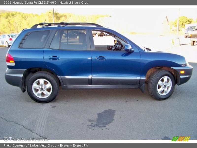 Nautical Blue / Gray 2006 Hyundai Santa Fe GLS 3.5 4WD