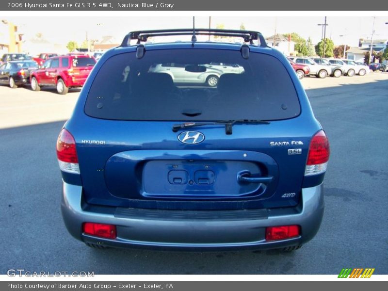Nautical Blue / Gray 2006 Hyundai Santa Fe GLS 3.5 4WD