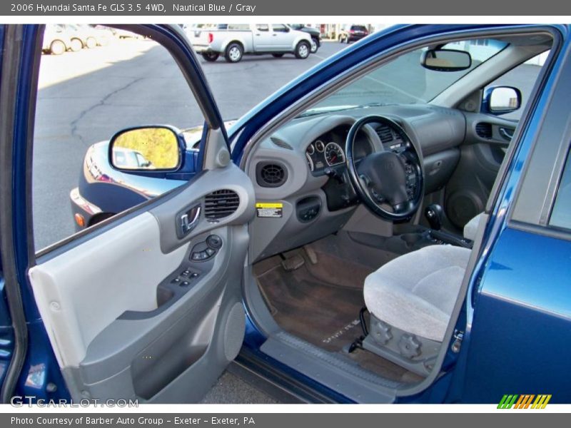 Nautical Blue / Gray 2006 Hyundai Santa Fe GLS 3.5 4WD