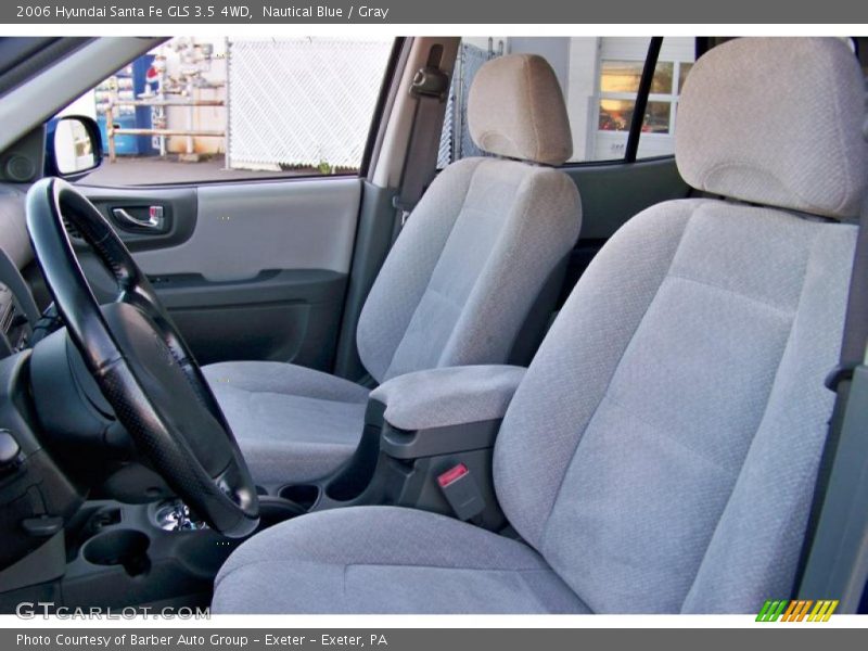 Nautical Blue / Gray 2006 Hyundai Santa Fe GLS 3.5 4WD