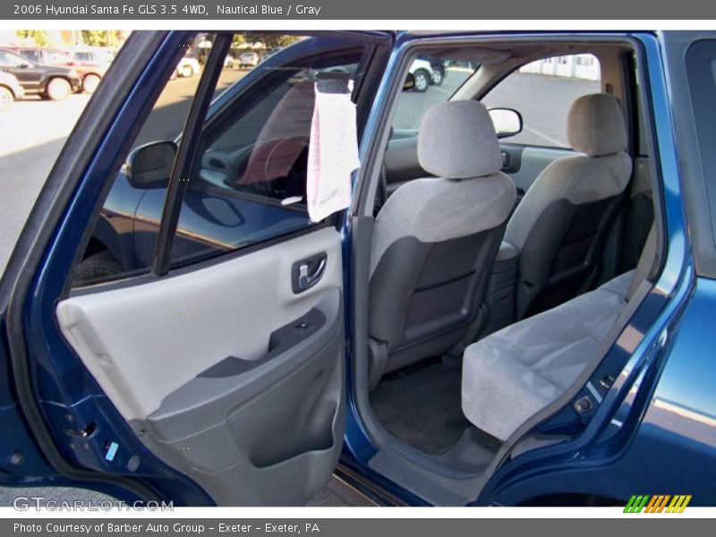 Nautical Blue / Gray 2006 Hyundai Santa Fe GLS 3.5 4WD
