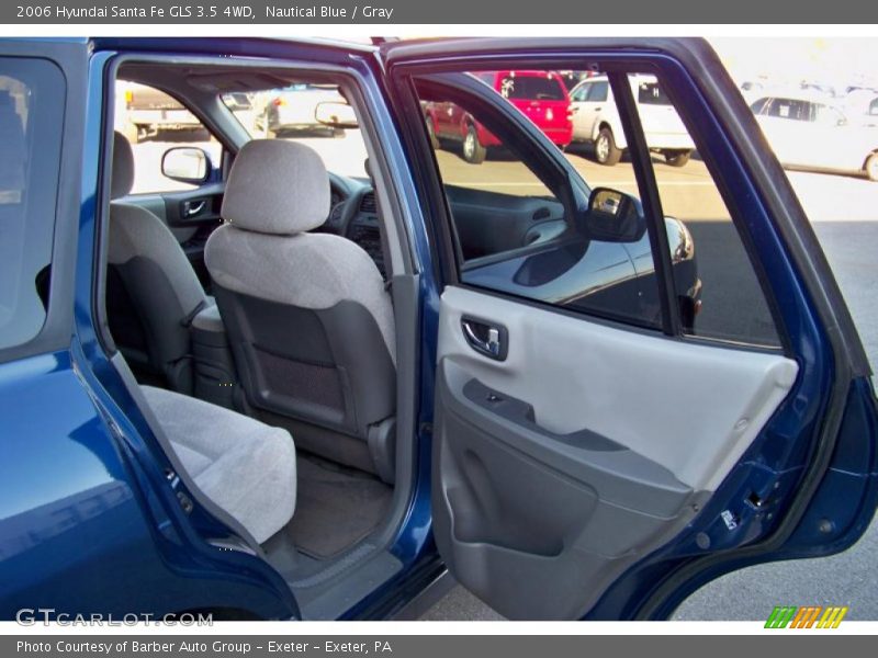 Nautical Blue / Gray 2006 Hyundai Santa Fe GLS 3.5 4WD