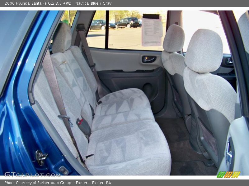 Nautical Blue / Gray 2006 Hyundai Santa Fe GLS 3.5 4WD