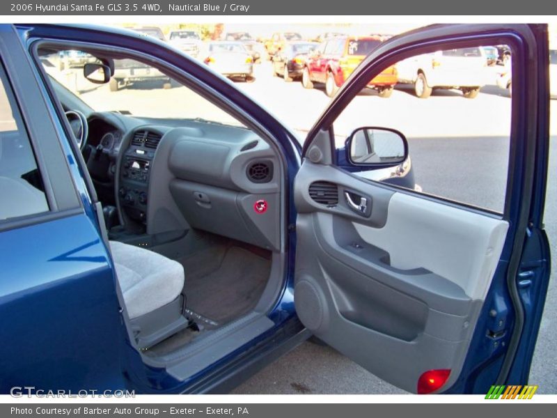 Nautical Blue / Gray 2006 Hyundai Santa Fe GLS 3.5 4WD
