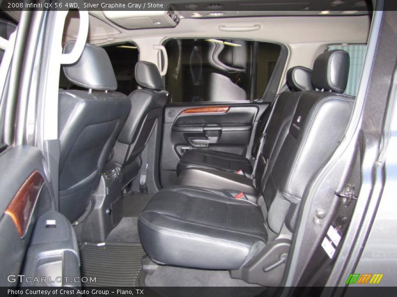 Silver Graphite Gray / Stone 2008 Infiniti QX 56 4WD