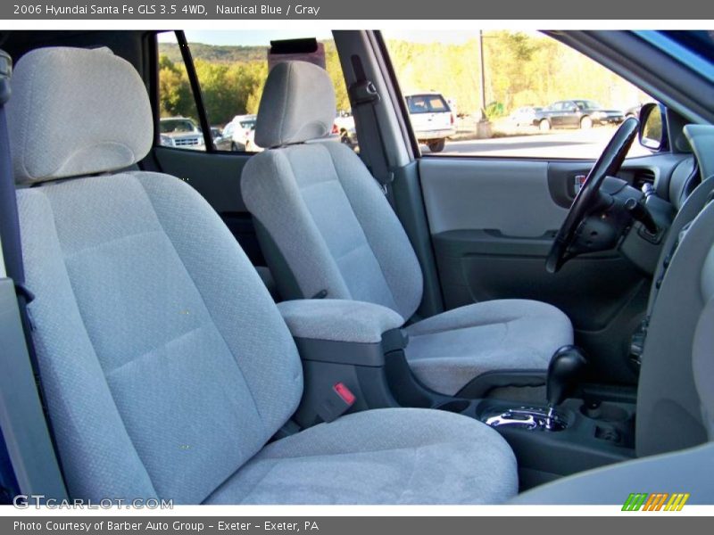 Nautical Blue / Gray 2006 Hyundai Santa Fe GLS 3.5 4WD