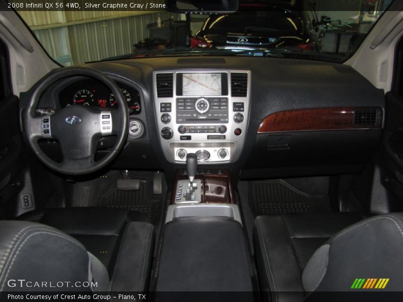 Silver Graphite Gray / Stone 2008 Infiniti QX 56 4WD