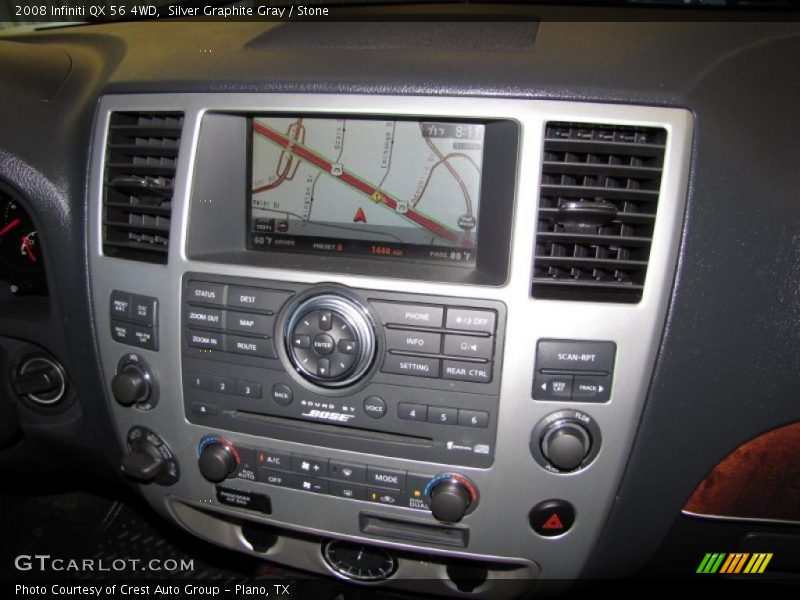 Silver Graphite Gray / Stone 2008 Infiniti QX 56 4WD