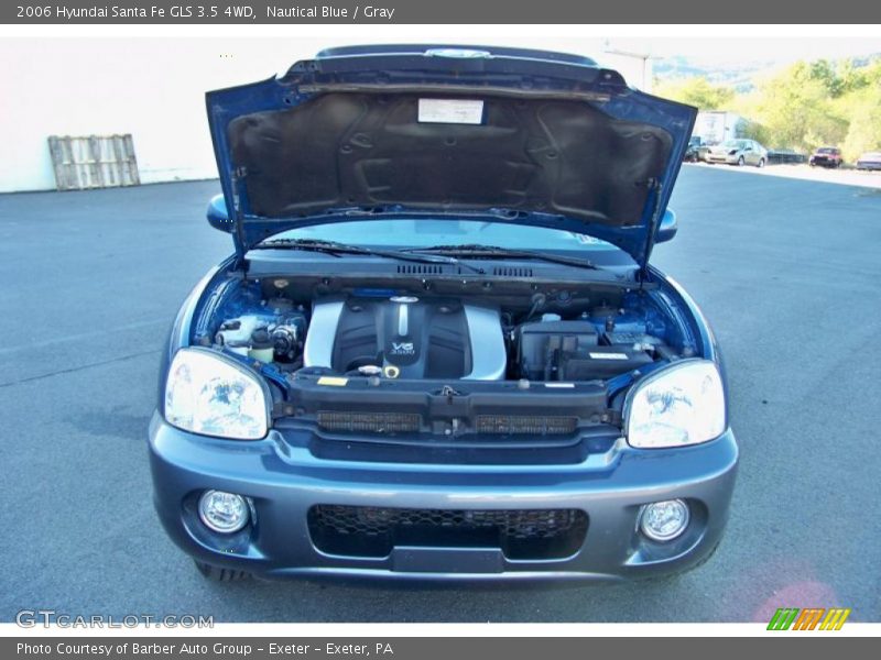 Nautical Blue / Gray 2006 Hyundai Santa Fe GLS 3.5 4WD