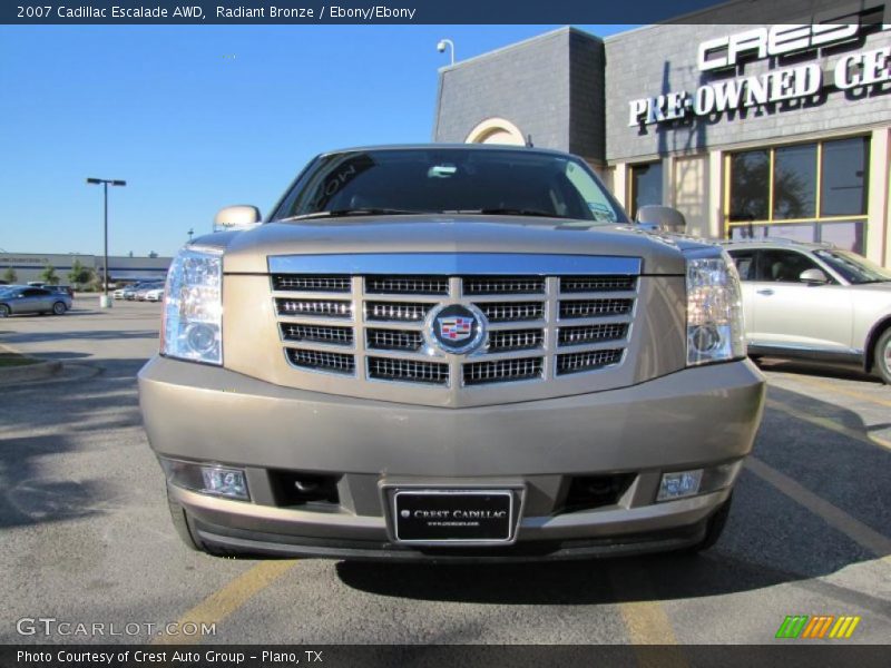 Radiant Bronze / Ebony/Ebony 2007 Cadillac Escalade AWD