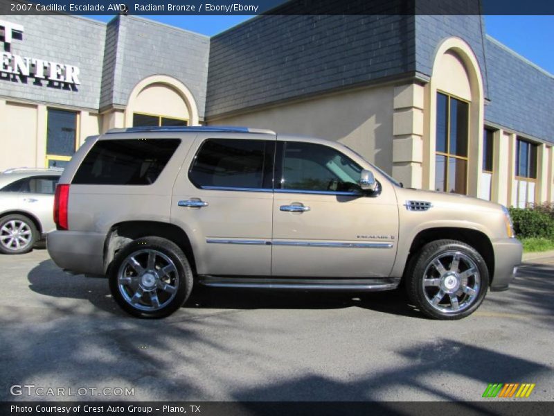 Radiant Bronze / Ebony/Ebony 2007 Cadillac Escalade AWD