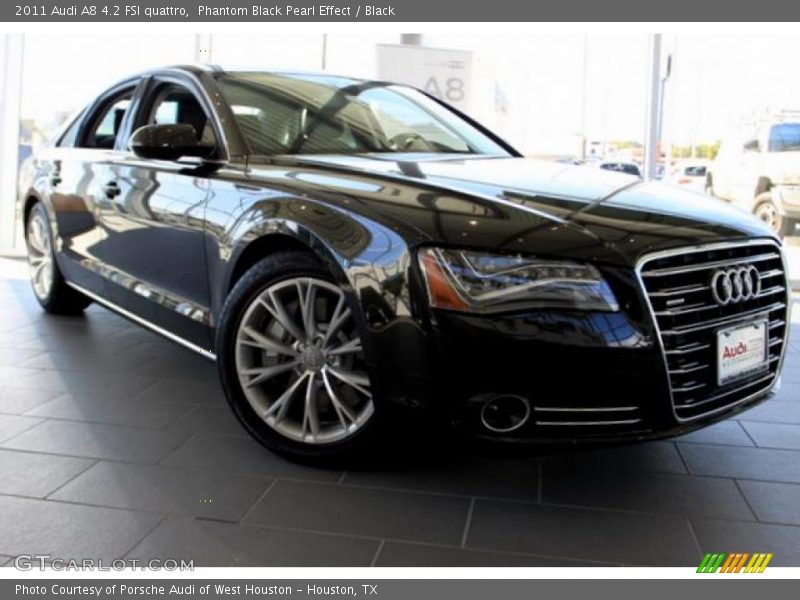 Phantom Black Pearl Effect / Black 2011 Audi A8 4.2 FSI quattro