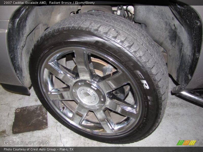 Radiant Bronze / Ebony/Ebony 2007 Cadillac Escalade AWD