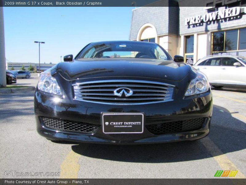 Black Obsidian / Graphite 2009 Infiniti G 37 x Coupe