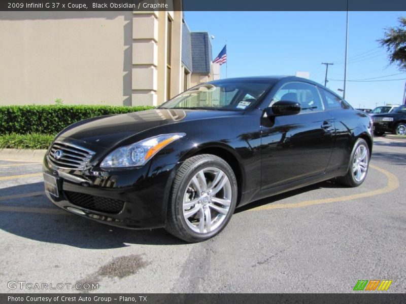 Black Obsidian / Graphite 2009 Infiniti G 37 x Coupe