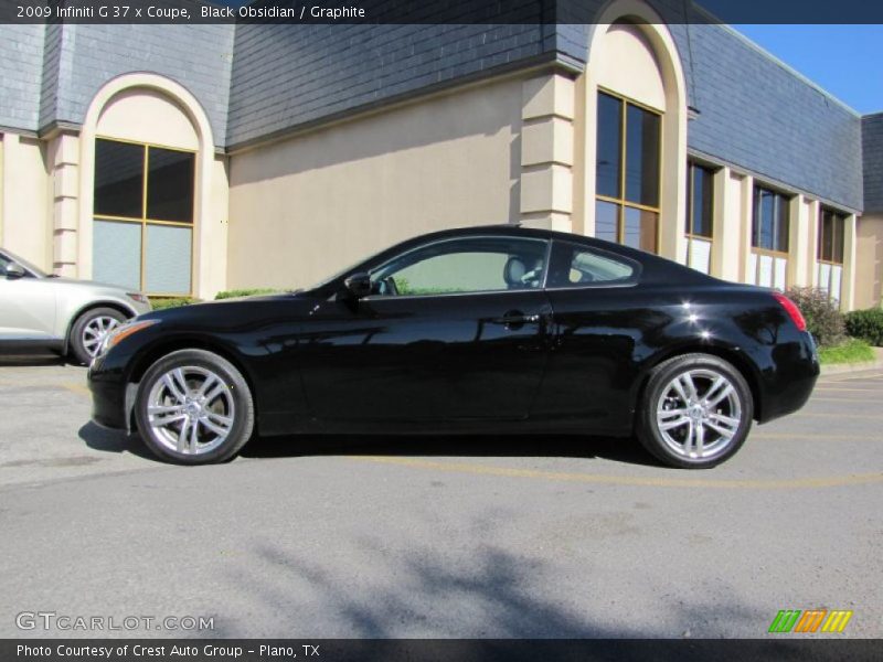 Black Obsidian / Graphite 2009 Infiniti G 37 x Coupe