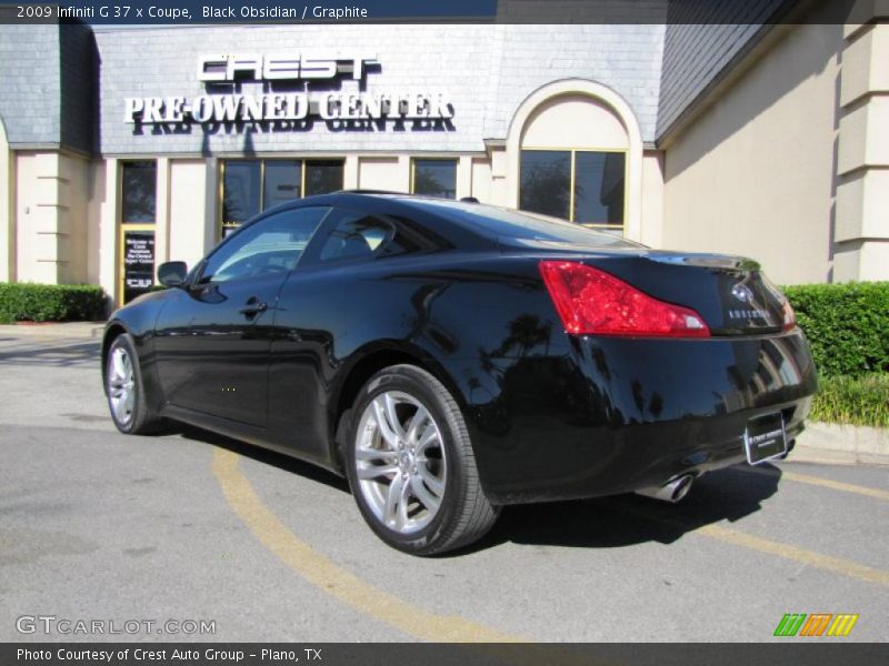 Black Obsidian / Graphite 2009 Infiniti G 37 x Coupe