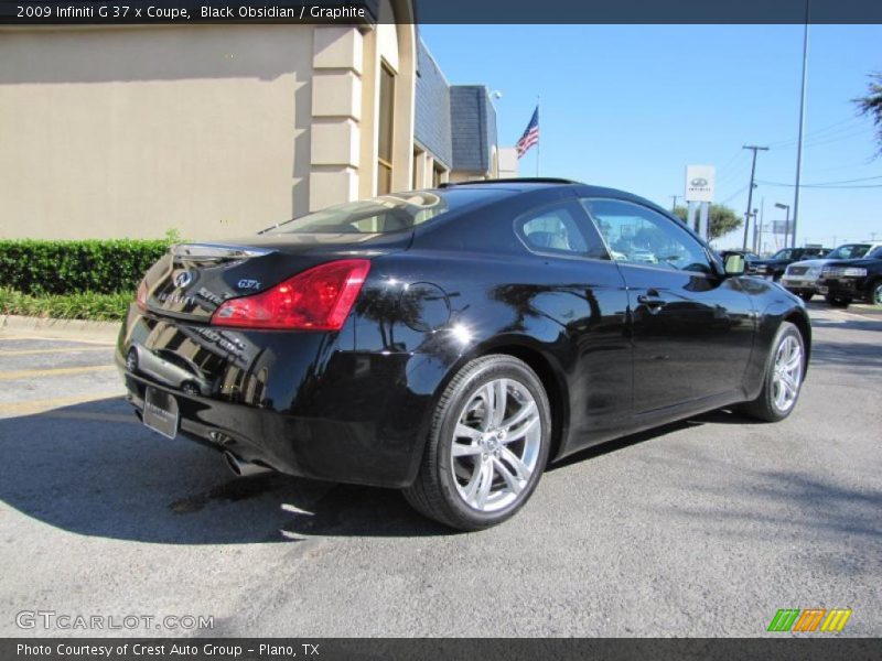 Black Obsidian / Graphite 2009 Infiniti G 37 x Coupe