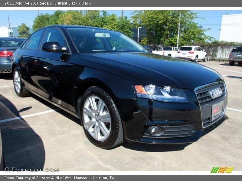 Brilliant Black / Black 2011 Audi A4 2.0T Sedan