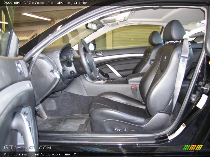 Black Obsidian / Graphite 2009 Infiniti G 37 x Coupe