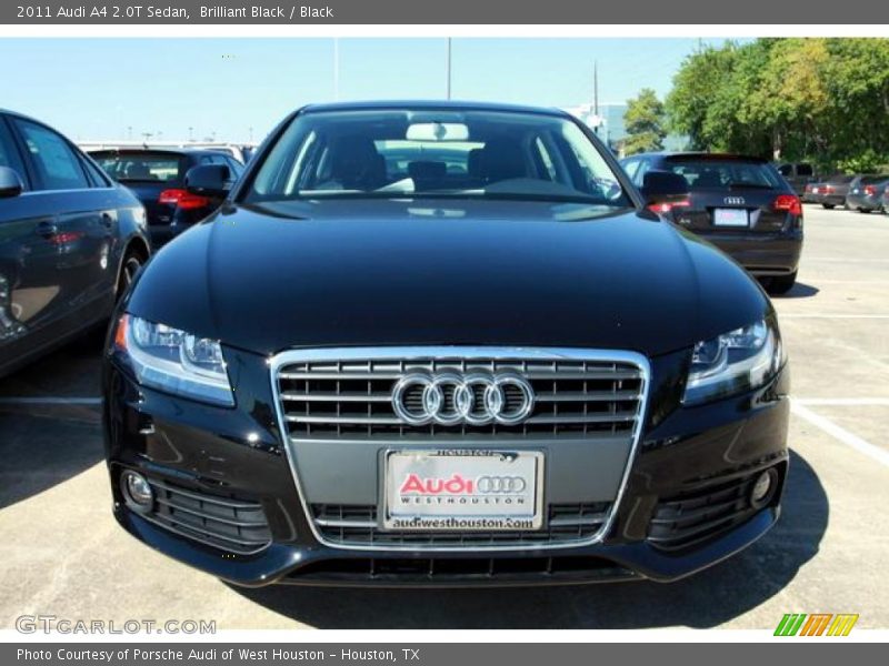 Brilliant Black / Black 2011 Audi A4 2.0T Sedan