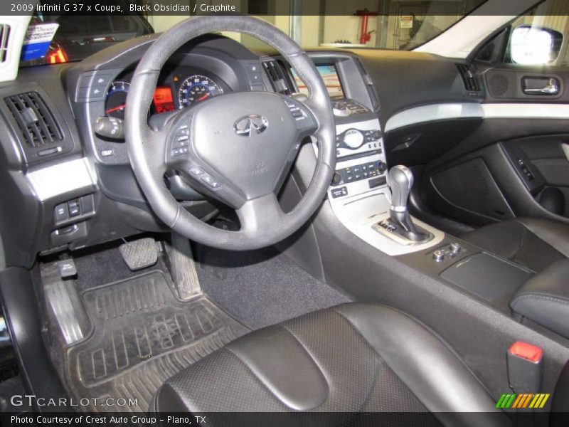 Black Obsidian / Graphite 2009 Infiniti G 37 x Coupe